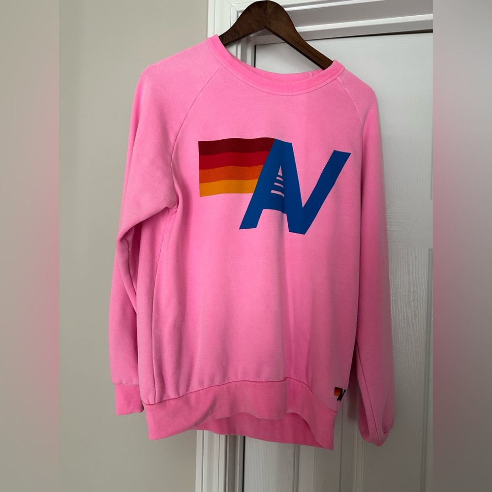 Aviator Nation Hot Pink Sweatshirt